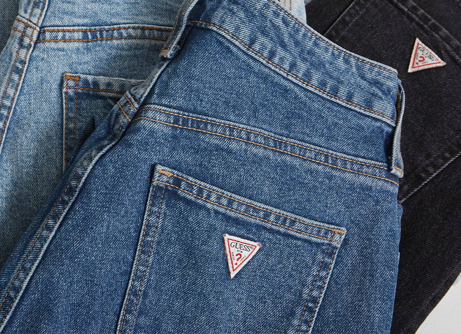 jeans pocket logos